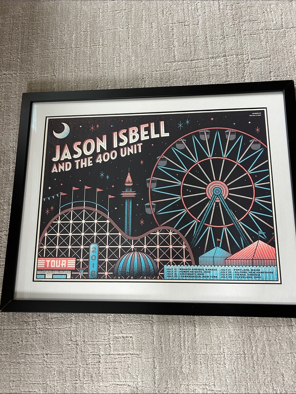 Jason Isbell & the 400 Unit concert poster